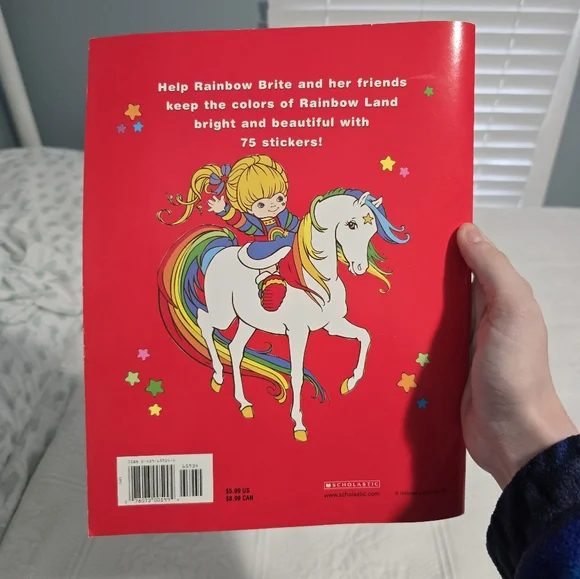 Rainbow brite schoolastic book fair sticker book - Picture 6 of 7